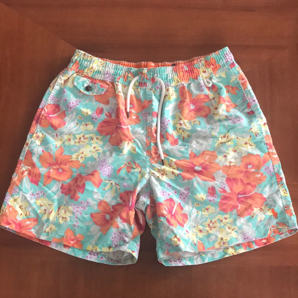 Polo Ralph Lauren Hawaiian print swim trunks